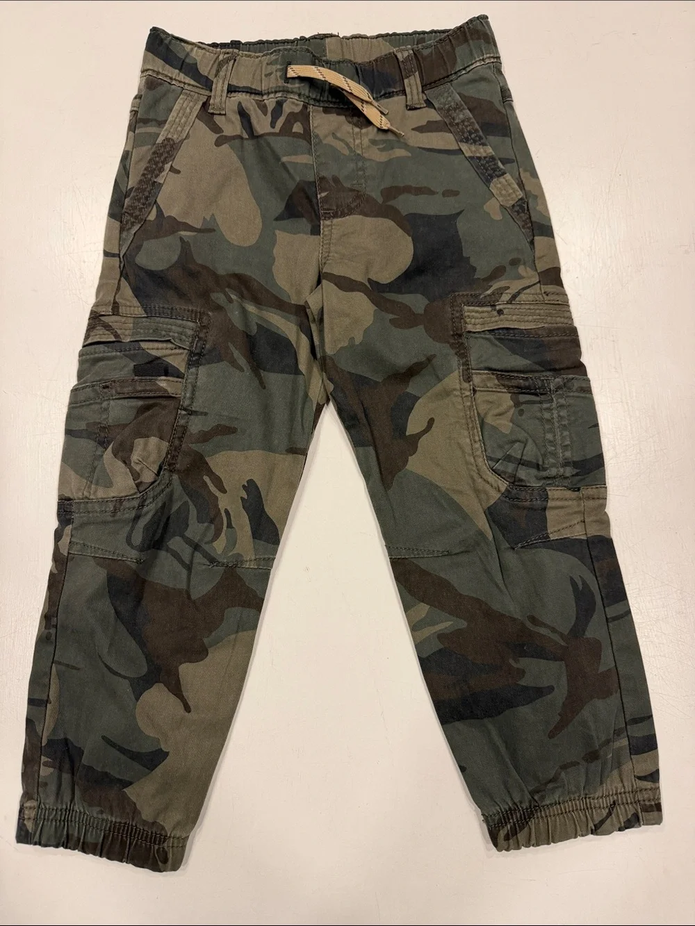 Wrangler Kids Camo Cargo Joggers - Green & Brown